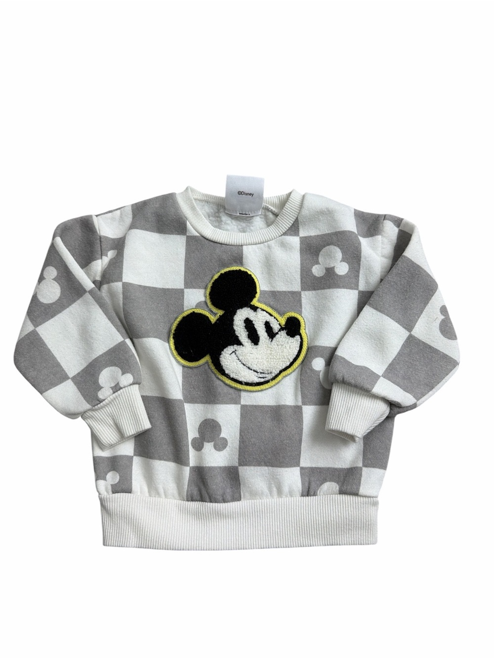 Disney Mickey Mouse Checkered pull over